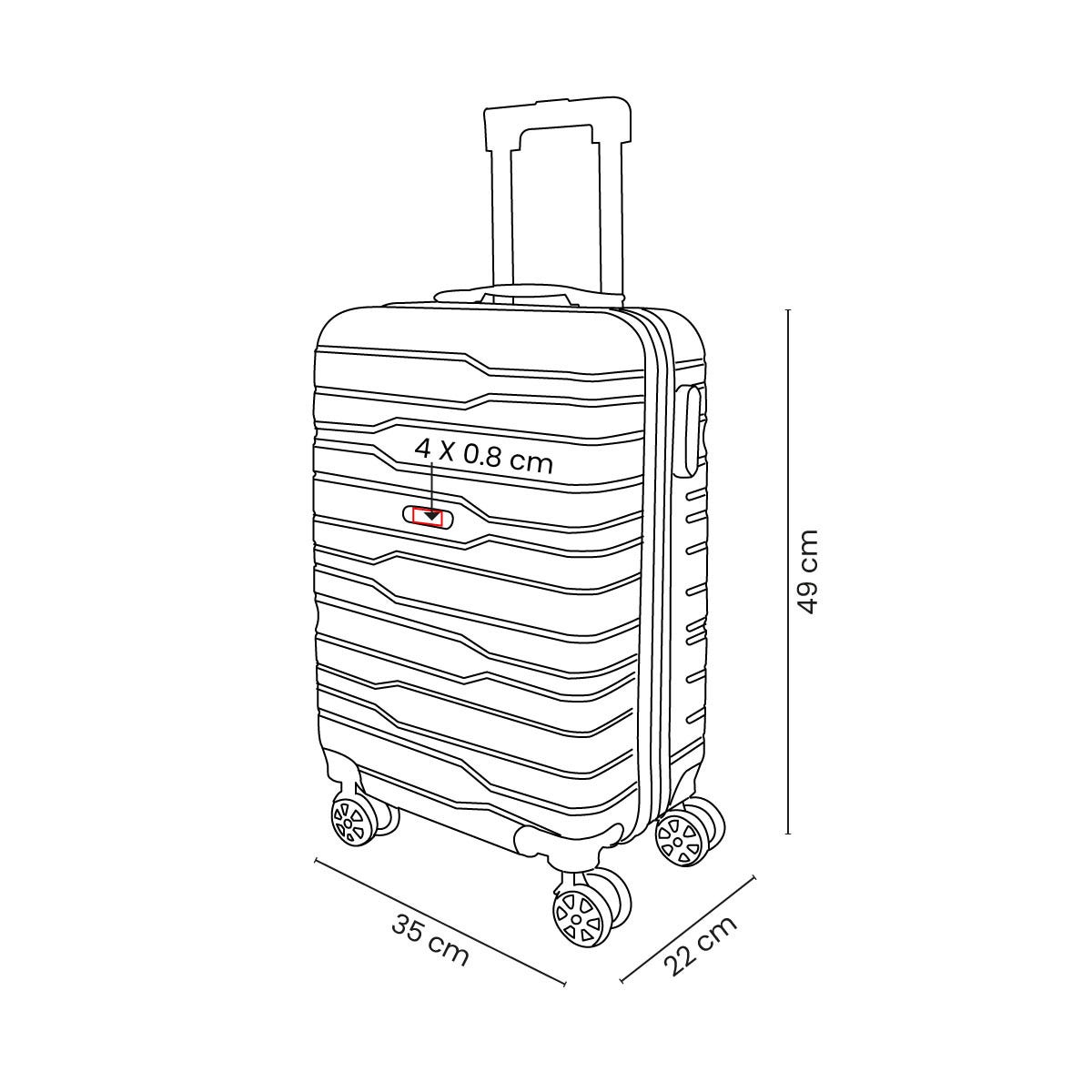 SIN 713 - MALETA HANAE - MALETAS TROLLEY - Image 2